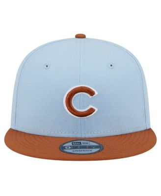 Men's Light Blue Chicago Cubs Spring Color Two-Tone 9FIFTY Snapback Hat