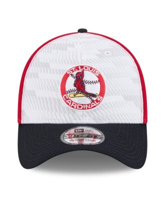 Men's Red/Black St. Louis Cardinals 2025 MLB Clubhouse 39THIRTY Flex Hat