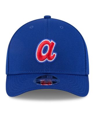 Men's Blue Atlanta Braves 2025 MLB Clubhouse 9FORTY M-Crown Adjustable Hat