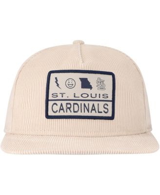 Men's Khaki St. Louis Cardinals Summer Essential Golfer Snapback Hat