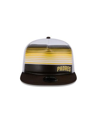 Men's Brown San Diego Padres Team Horizon 9FIFTY A-Frame Trucker Snapback Hat