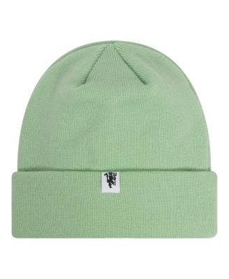 Women's Light Green Manchester United Seasonal Cuffed Knit Hat
