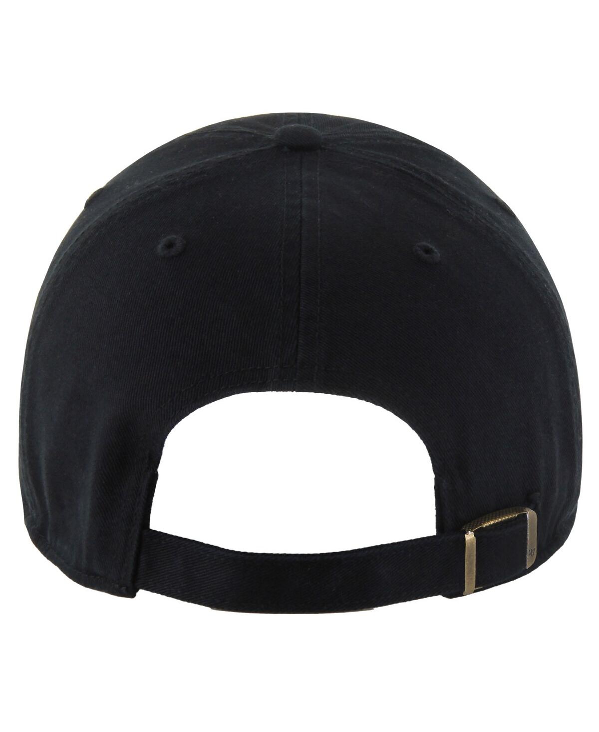 47 Brand Men's Black Ty Gibbs Clean Up Adjustable Hat In Black
