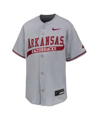 Big Boys and Girls Gray Arkansas Razorbacks Limited Baseball Jersey