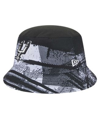 New Era - Men's Black/Gray San Antonio Spurs Tip-Off Bucket Hat