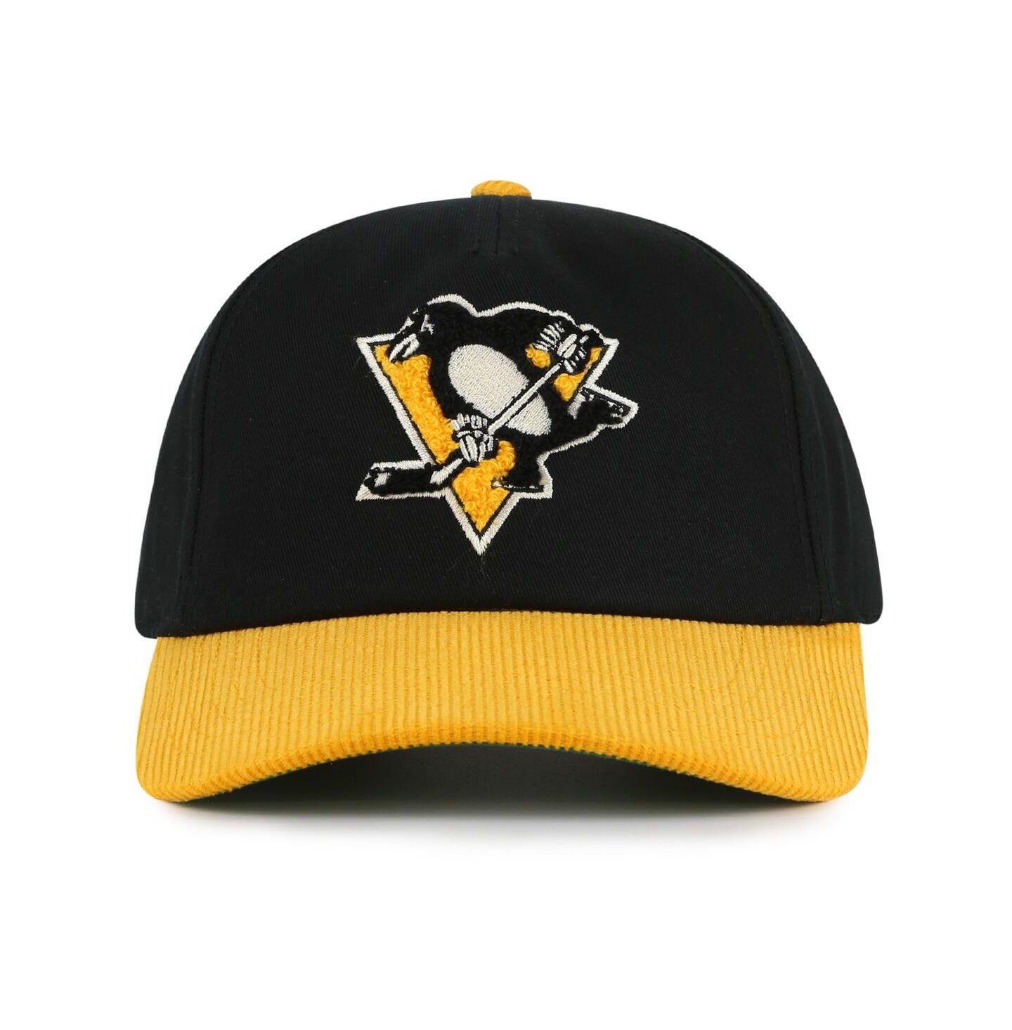 Мужская кепка American Needle Black/Gold Pittsburgh Penguins Burnett Adjustable Hat — фото 1