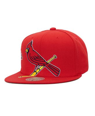 Mitchell & Ness - Men's Red St. Louis Cardinals Big Time Snapback Hat
