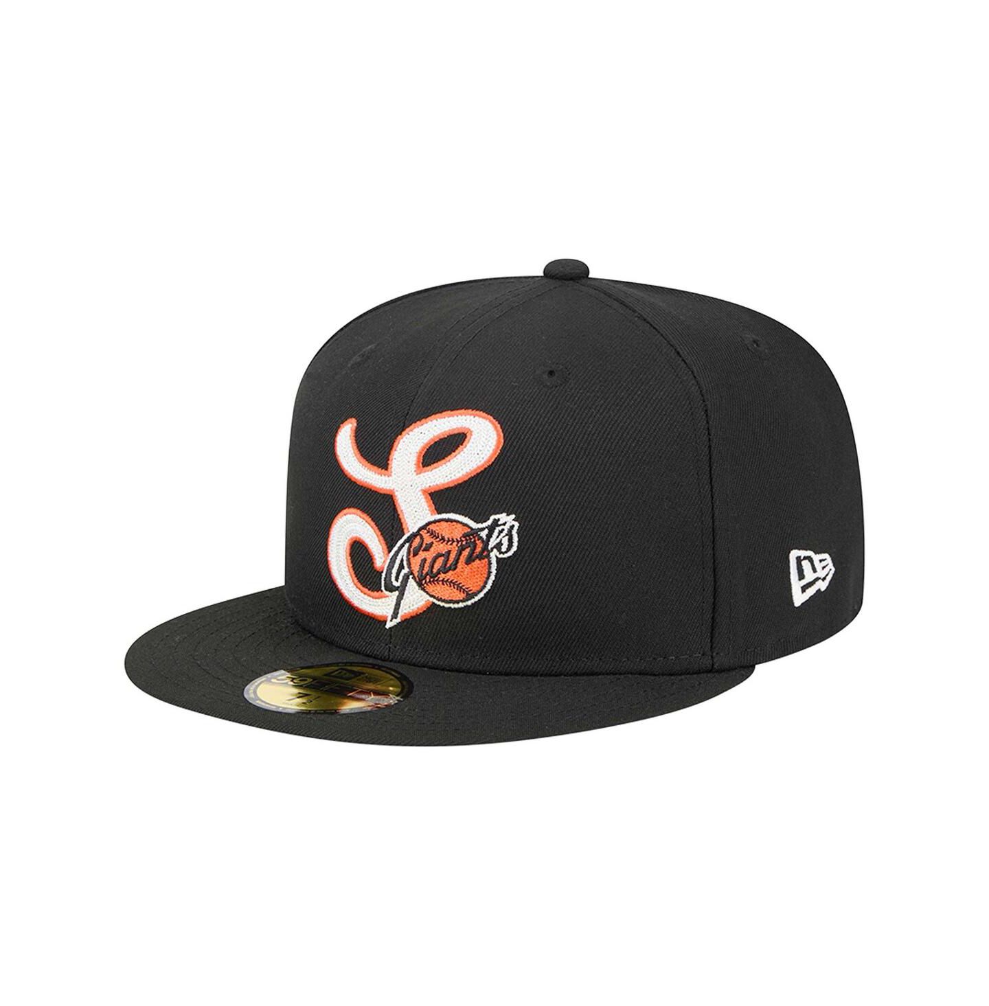 Мужские головные уборы New Era Black San Francisco Giants Duo Logo 2.0 59FIFTY Fitted Hat — фото 1