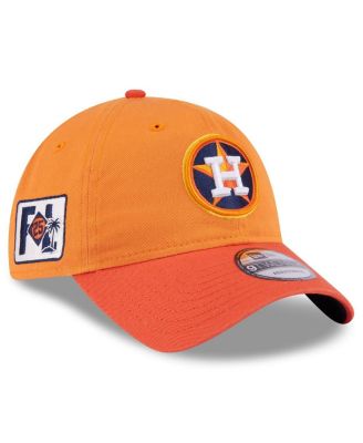 New Era - Big Boys and Girls Orange Houston Astros 2025 Spring Training 9TWENTY Adjustable Hat