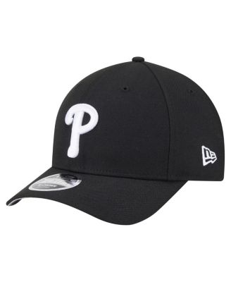 New Era - Men's Black Philadelphia Phillies Player Replica 9FORTY Adjustable Hat