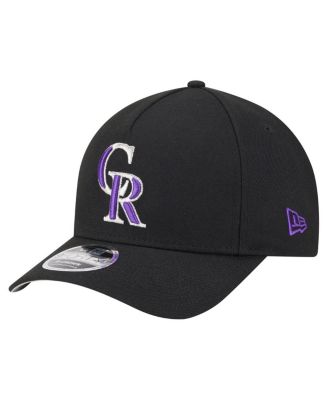 Men's Black Colorado Rockies 9FORTY M-Crown Adjustable Hat