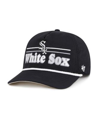 '47 Brand - Men's Black Chicago White Sox Campscape Hitch Adjustable Hat