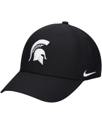 Nike - Big Boys and Girls Black Michigan State Spartans 2024 Sideline Club Adjustable Hat