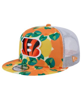 New Era - Men's Orange Cincinnati Bengals Citrus 9FIFTY Trucker Snapback Hat