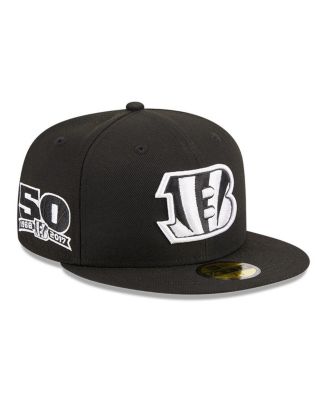 New Era - Men's Black Cincinnati Bengals Main Patch 59FIFTY Fitted Hat