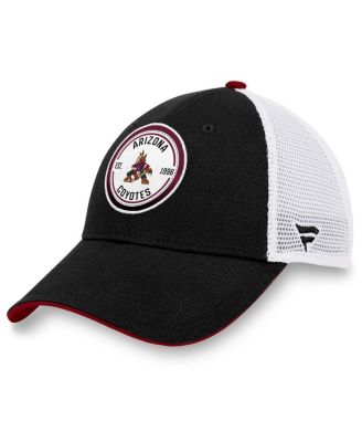 Fanatics - Men's Black/White Arizona Coyotes Iconic Gradient Trucker Snapback Hat