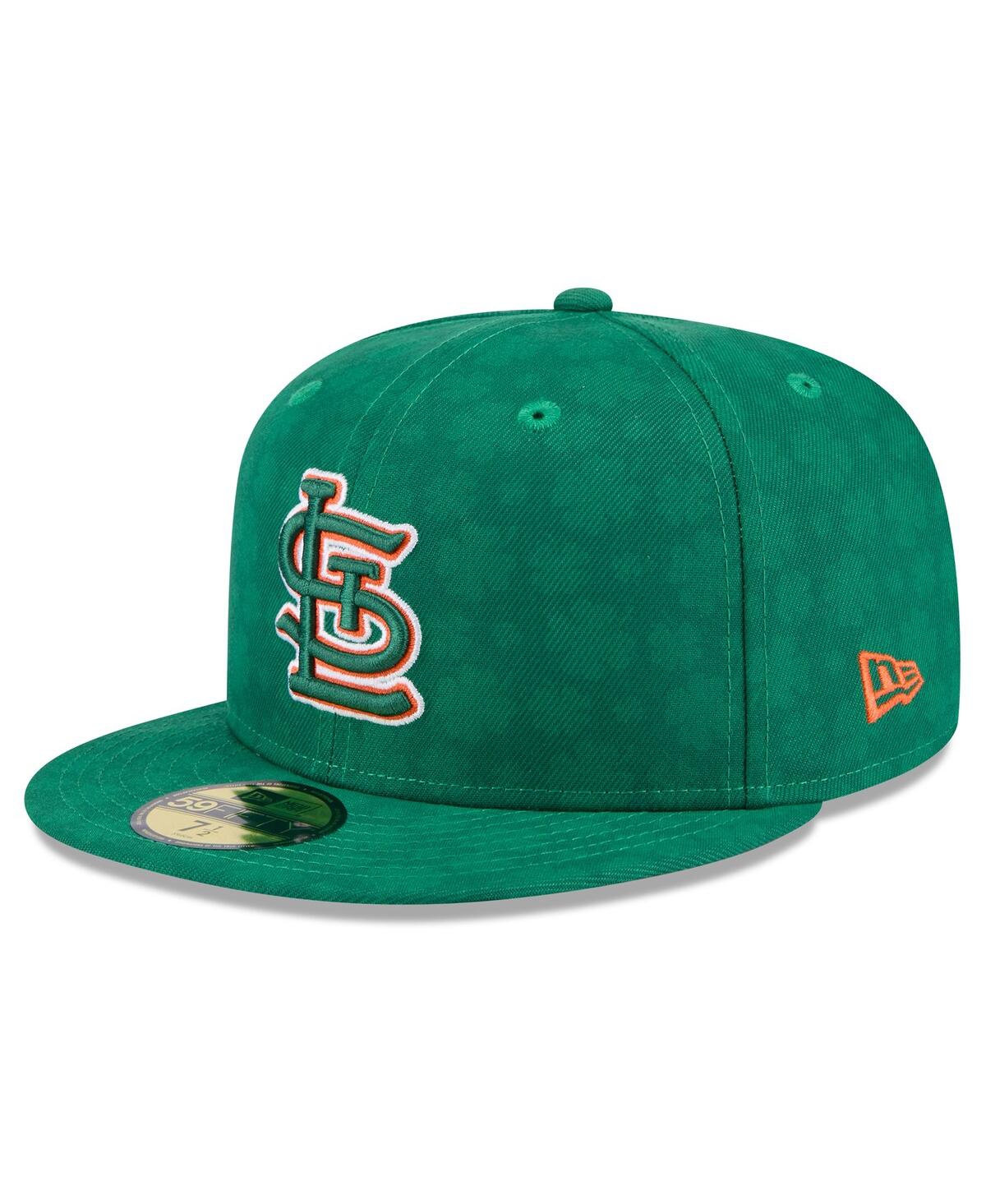 NEW ERA MEN'S KELLY GREEN ST. LOUIS CARDINALS ST. PATRICK'S DAY 59FIFTY FITTED HAT 