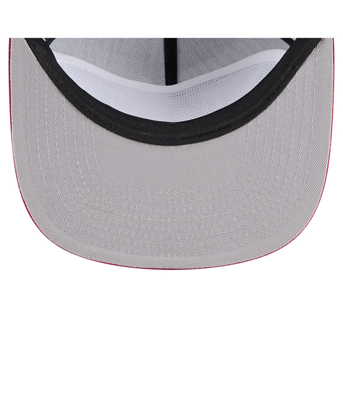 NEW ERA MEN'S BLACK ATLANTA UNITED FC THROWBACK GOLFER SNAPBACK HAT 