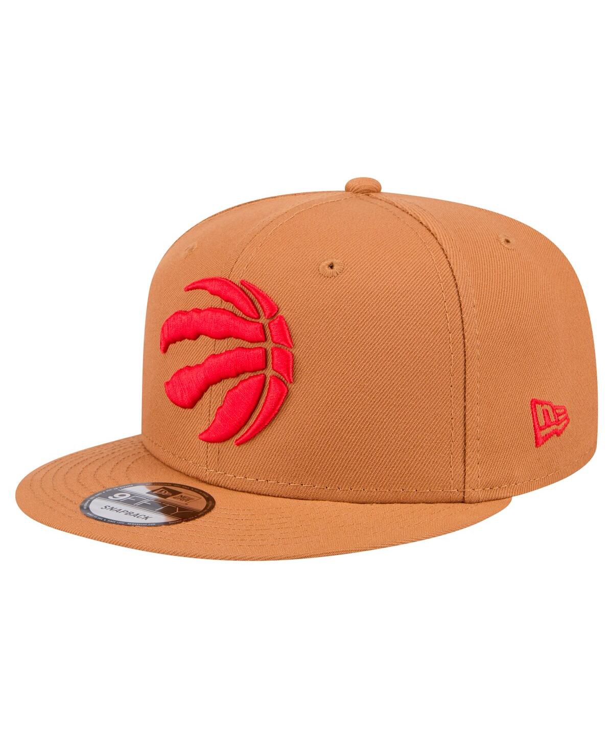 NEW ERA MEN'S TAN TORONTO RAPTORS COLOR PACK 9FIFTY SNAPBACK HAT 