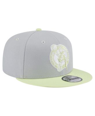 Men's Gray/Yellow Boston Celtics Color Pack Two-Tone 9FIFTY Snapback Hat