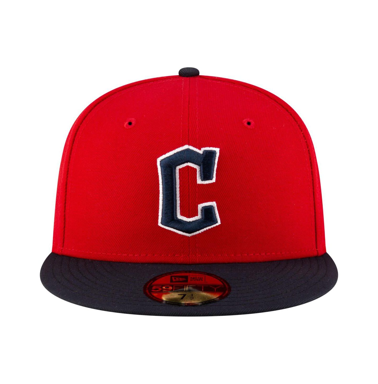Мужская кепка New Era Red/Black Cleveland Guardians Authentic Collection On Field 59FIFTY Fitted Hat — фото 5