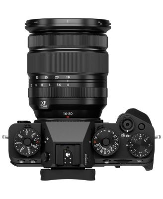 X-T5 Mirrorless Camera with XF 16-80mm f/4.0 R OIS WR Lens, Black