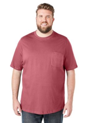 Big & Tall by KingSize Heavyweight Pocket Crewneck T-Shirt