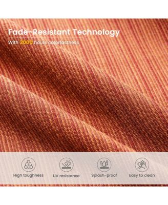 6 Pcs Outdoor Patio Furniture Set,High Back Sofa and Swivel Chairs Set