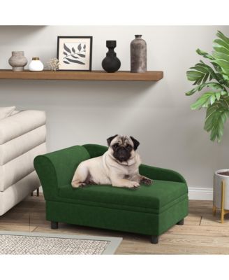 Luxury Small Dog Bed Couch W/ Storage, Little Dog Sofa