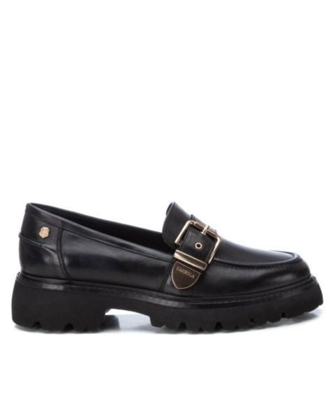Женские туфли XTI Carmela Leather Collection Penny, цвет: Чёрный