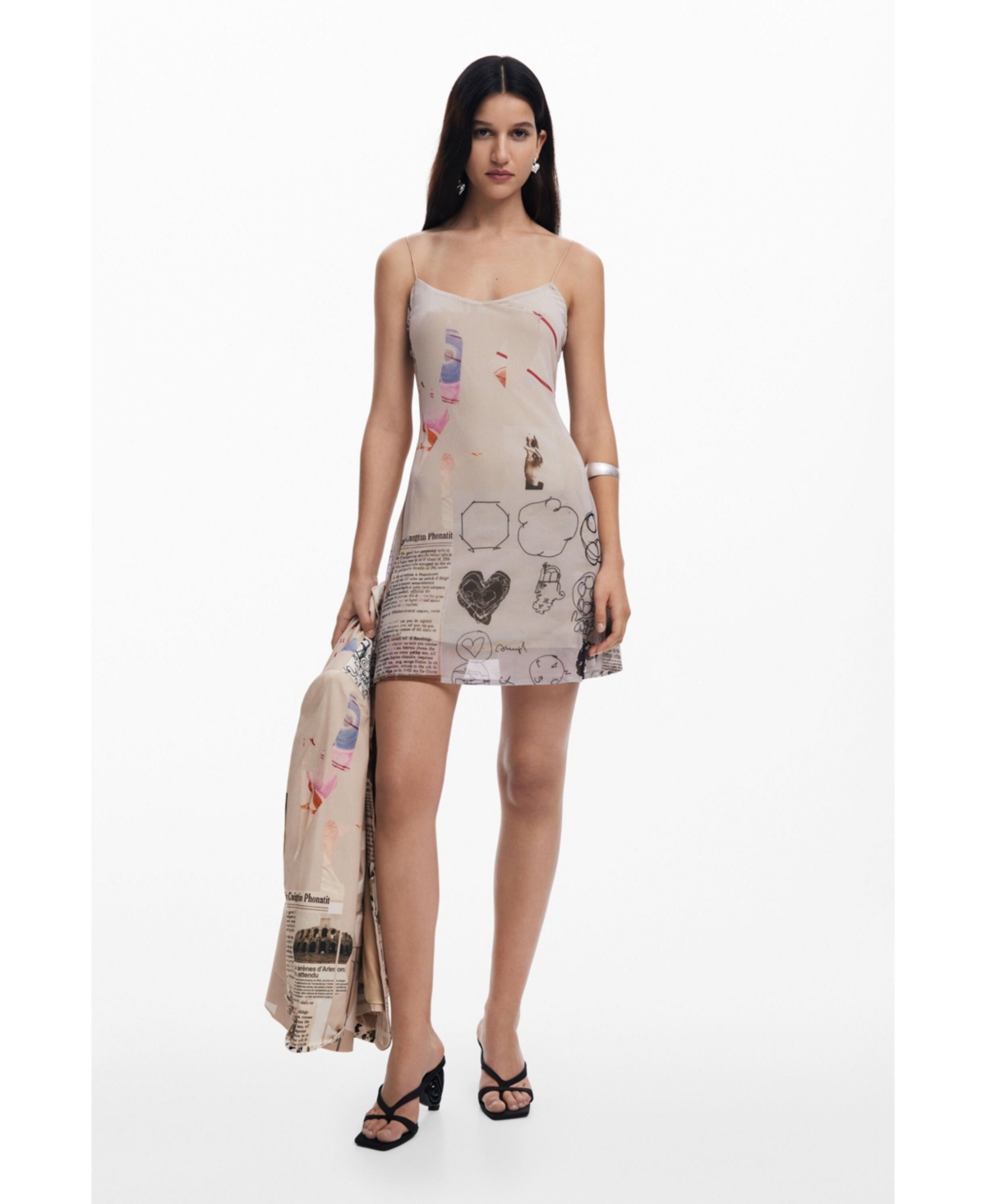 Women's Dress designed by Mr. Christian Lacroix - Beige