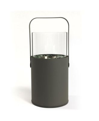 Grey Mini Fire Pit, Tabletop Fire Pit, Ethanol Fire Pit, Portable Fireplace for Indoor & Garden for Dinner Parties, Home Decoration