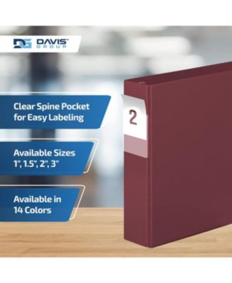 Premium Economy, Angle D Ring, Binder, 6 Pack (Orange, 2")