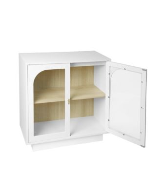 Storage Cabinet with Acrylic Door for Living Room, Dining Room, Study