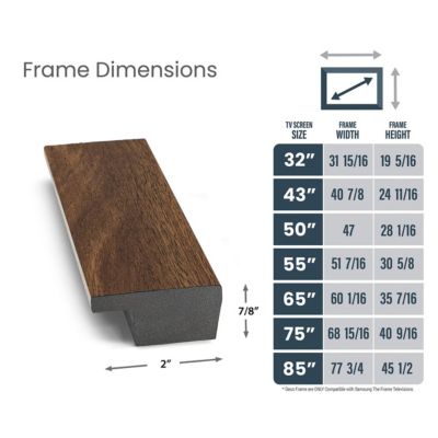 55" Slim Frame for Samsung The Frame TV 2021-2026