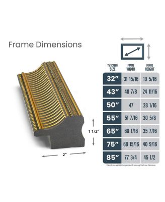55" Slim Frame for Samsung The Frame TV 2021-2026