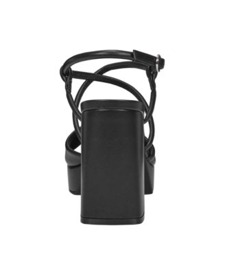 Women's Glady Crisscross High Block Heel Platform Sandals