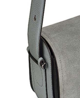 Bathurst Mews Medium Suede Crossbody Bag