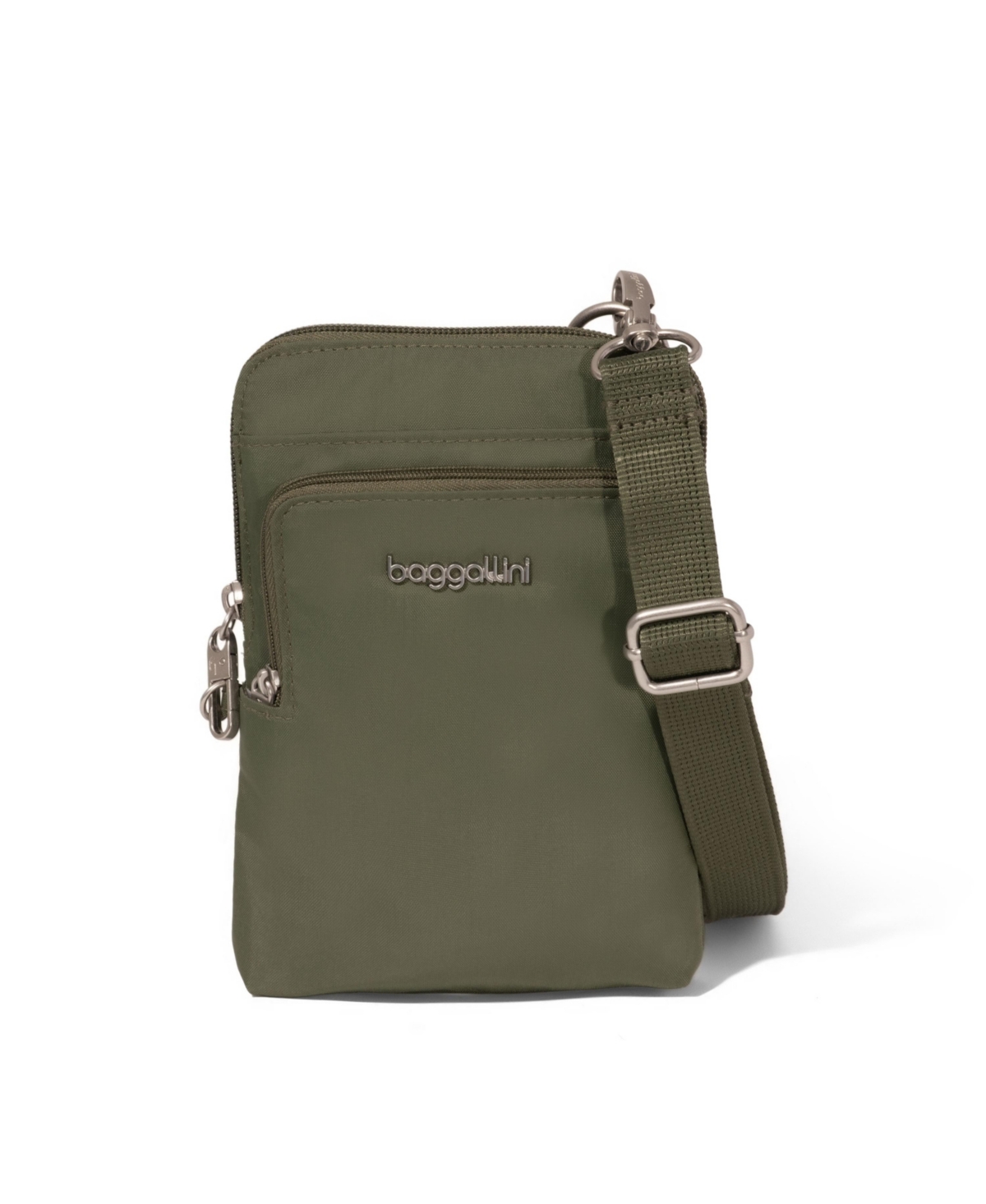 Baggallini Securtex Anti-theft Activity Crossbody Bag In Thyme