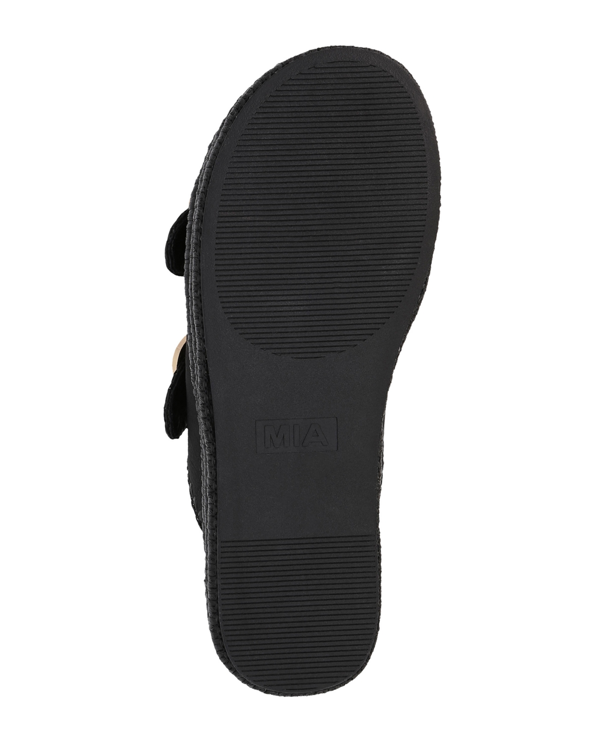 Shop Mia Women's Mieko Flatform Slip-on Slide Sandals In Black
