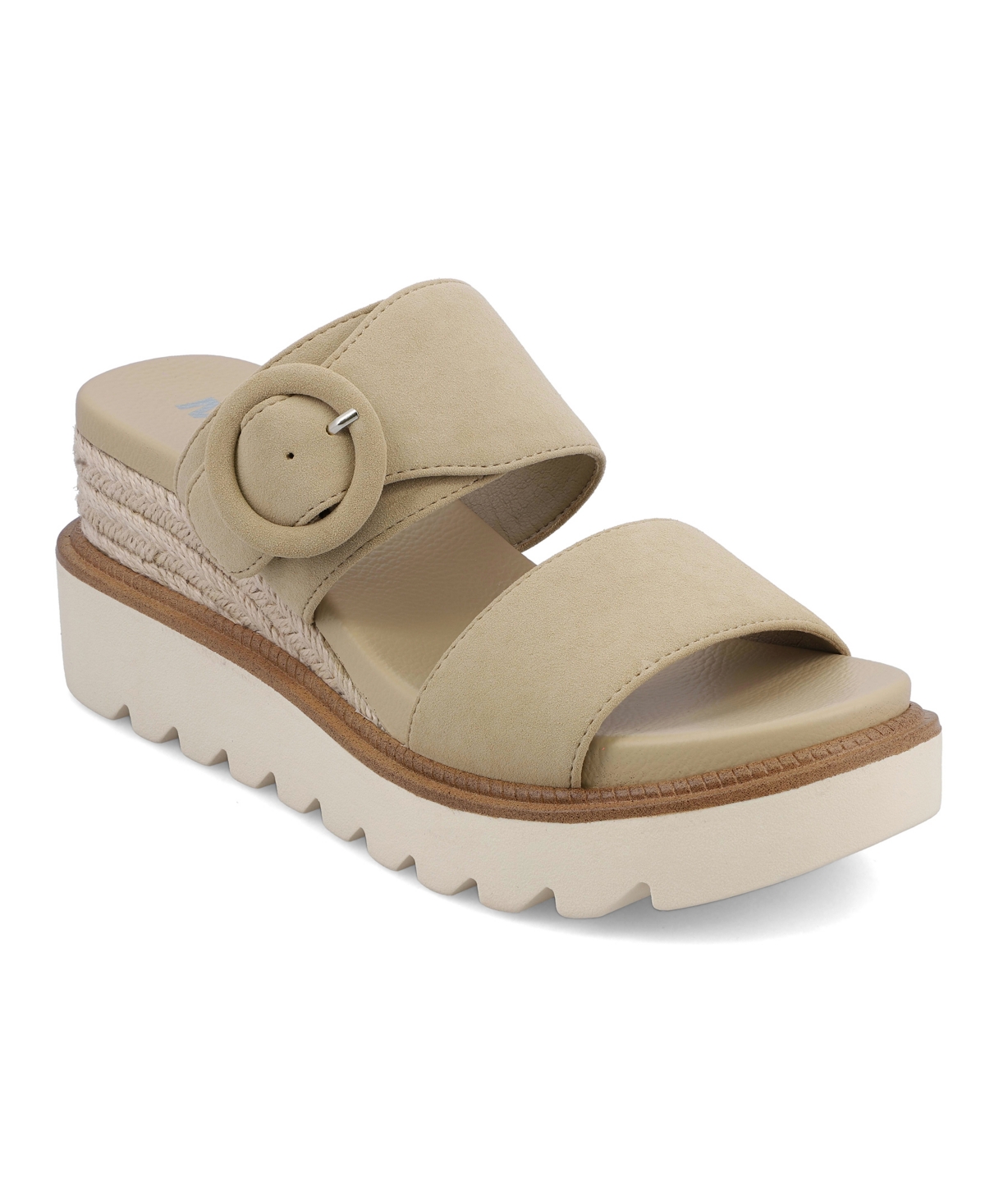 Mia Orla Platform Wedge Sandal In Sand