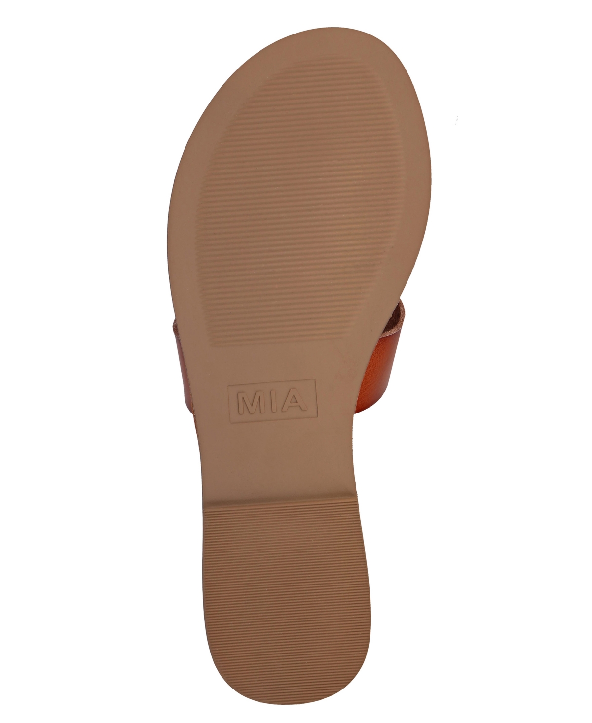 Mia Venetia Slide Sandal In Cognac
