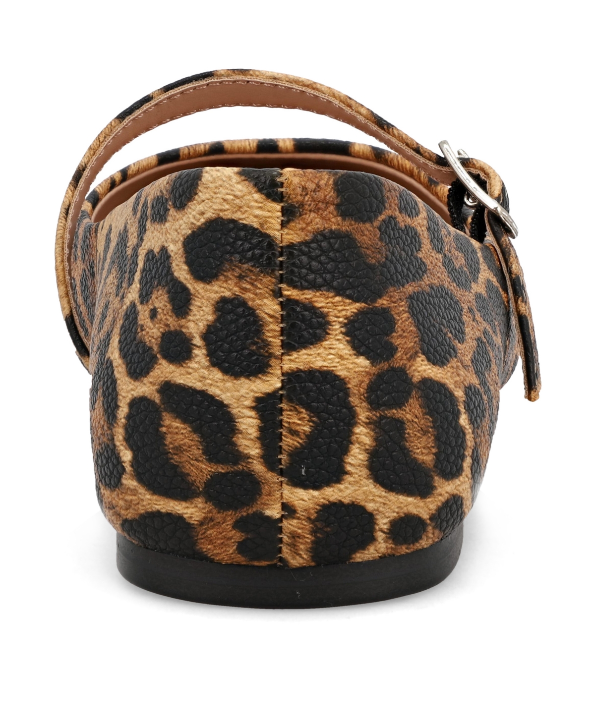 Mia Aviba Mary Jane Pointed Toe Flat In Leopard