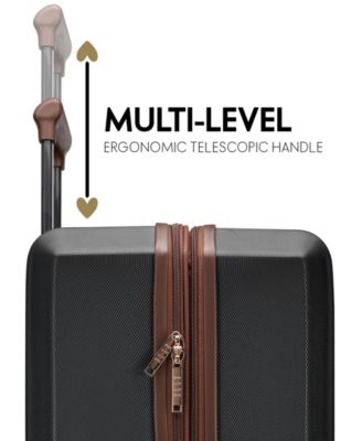 Luxe Journey 3-Piece Expandable Retro Spinner Luggage Set