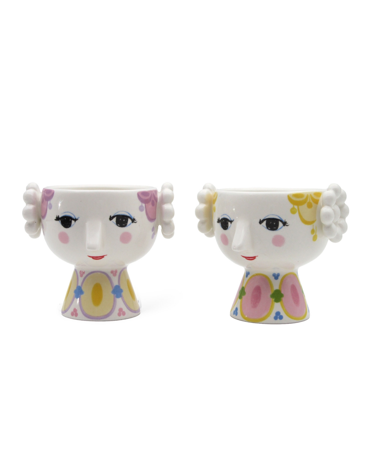 Rosendahl Eva 2.6" Tealight Holder, Set Of 2 In Yellow