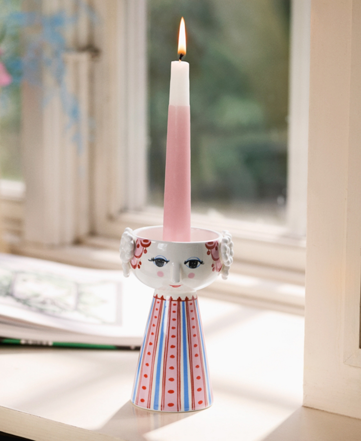 Rosendahl Eva 5.5" Candle Holder In Red