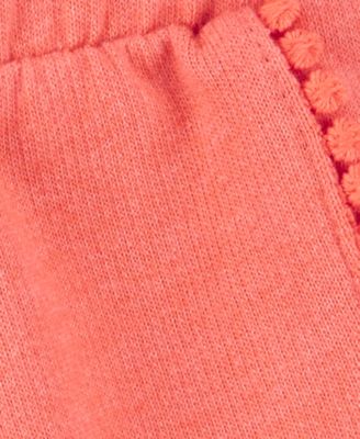 Toddler Girls Pom-Pom Dolphin Shorts