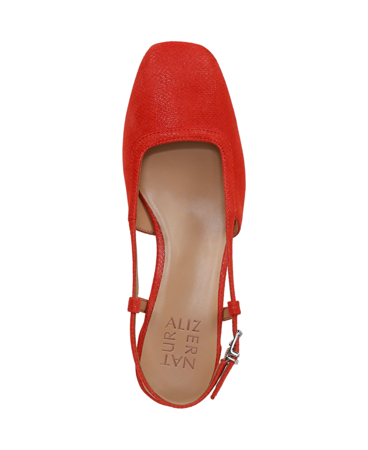 NATURALIZER WOMEN'S HARPER BLOCK HEEL SQUARE TOE SLINGBACK PUMPS 