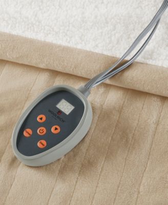 Electric Reversible Plush to Berber Blanket, Queen