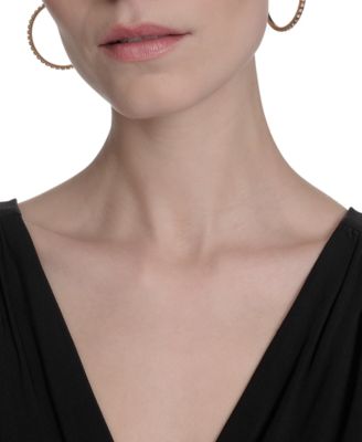 Women's Mixed-Media V-Neck Sleeveless Pleated Gown